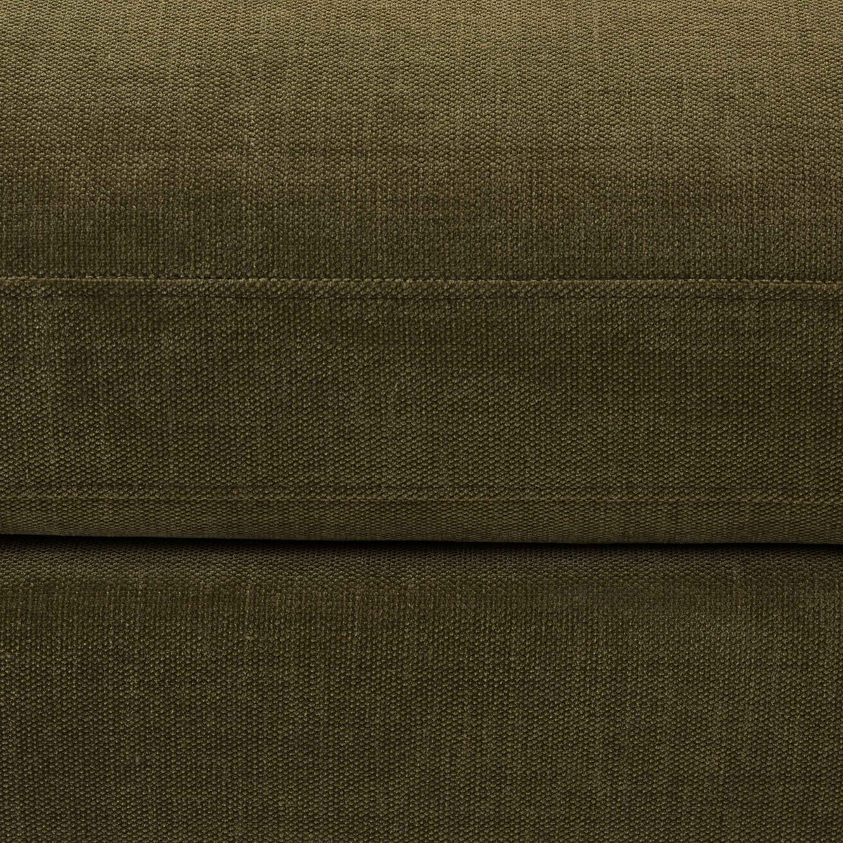 Hampshire Pouffe - Chenille Olive