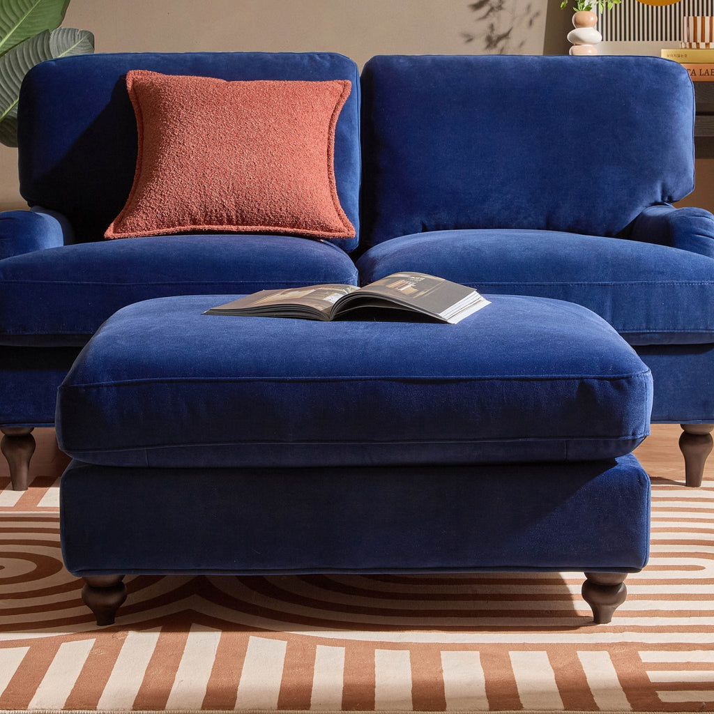 Hampshire Pouffe - Royal Blue