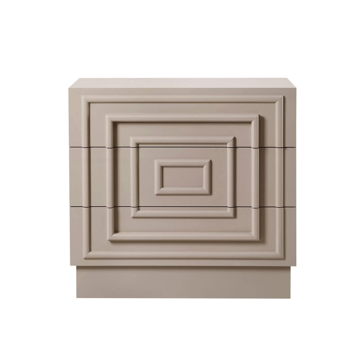 Harlow 3 Drawer Chest - Taupe