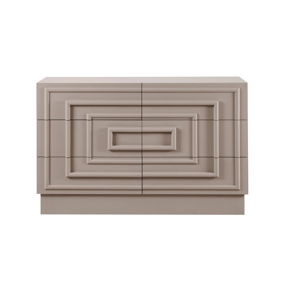 Harlow 6 Drawer Chest - Taupe