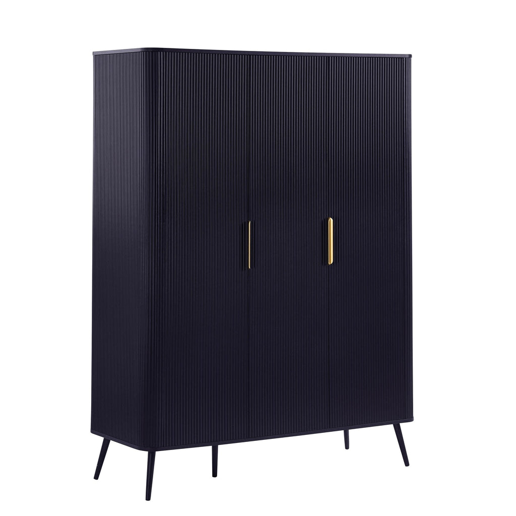 Hattie 3 Door Wardrobe - Midnight