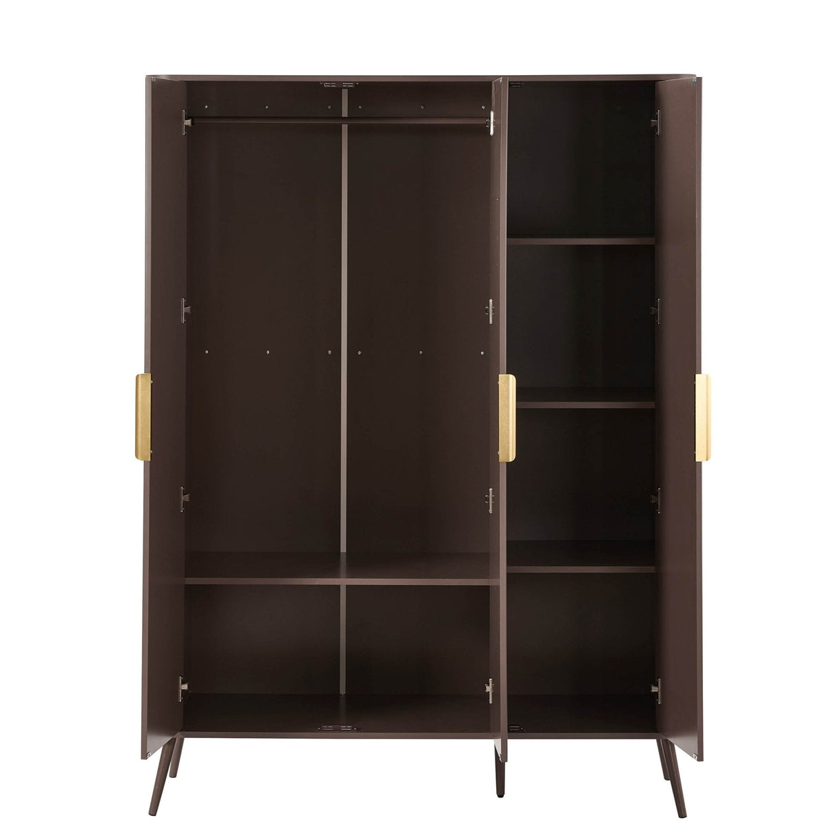 Hattie 3 Door Wardrobe - Mocha