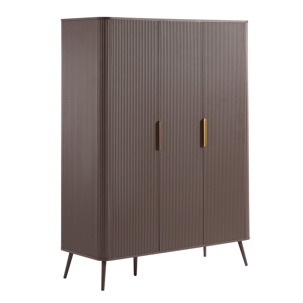 Hattie 3 Door Wardrobe - Mocha