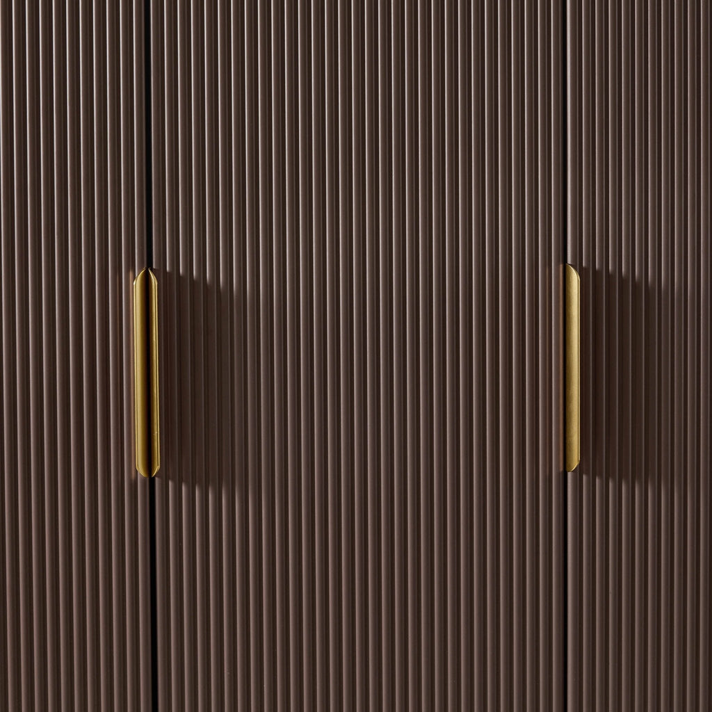 Hattie 3 Door Wardrobe - Mocha