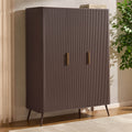 Hattie 3 Door Wardrobe - Mocha
