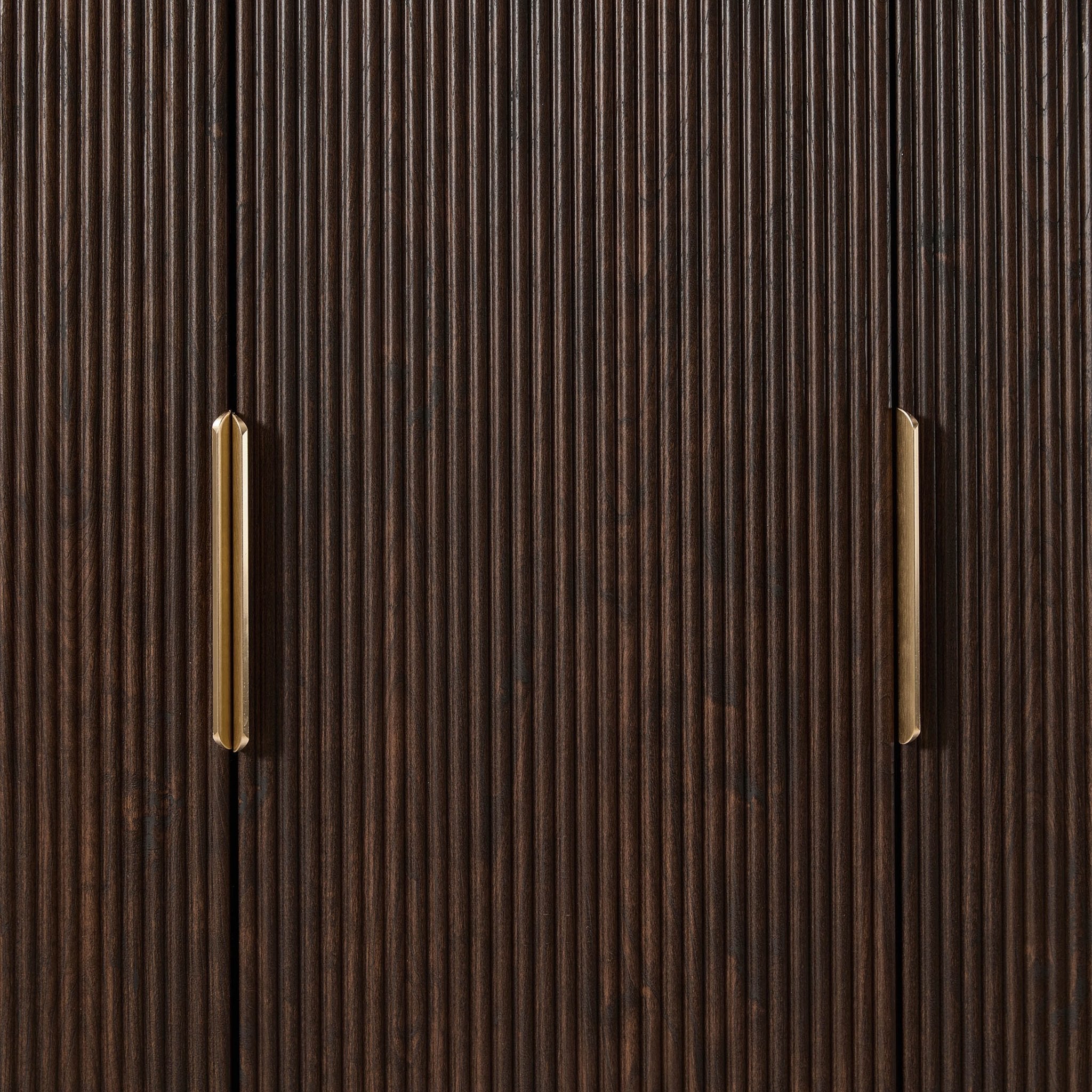 Hattie 3 Door Wardrobe - Walnut