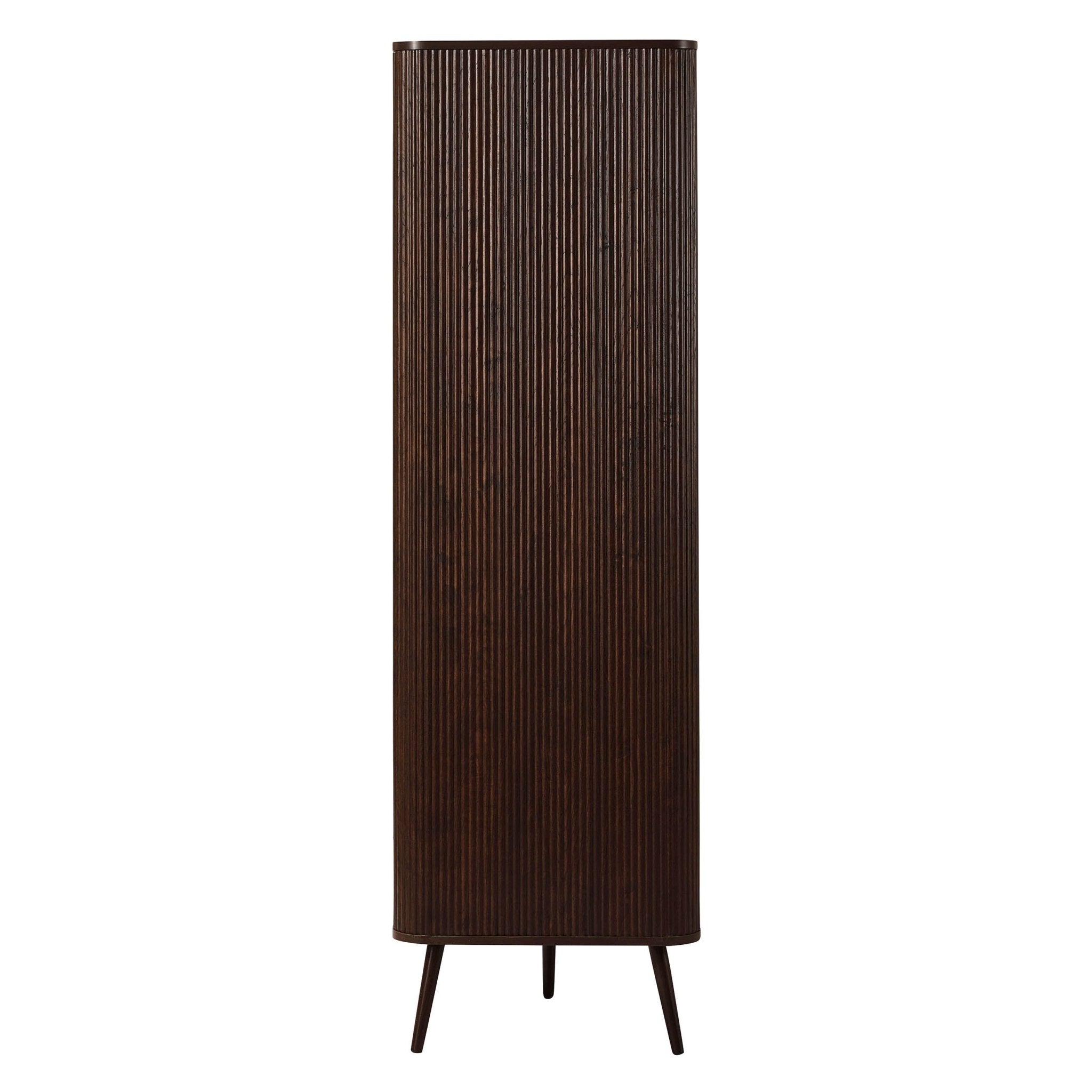 Hattie 3 Door Wardrobe - Walnut