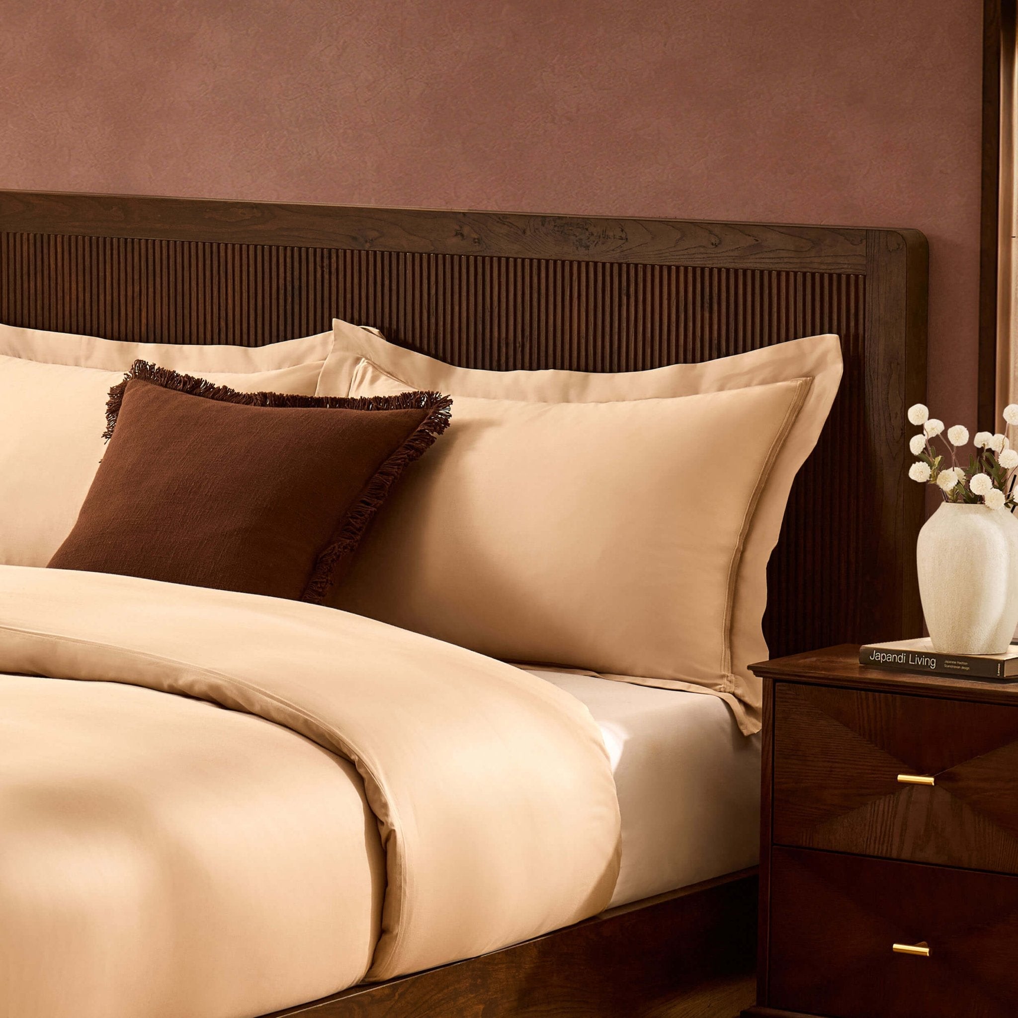 Hattie Ottoman Storage Bed - Wood Walnut