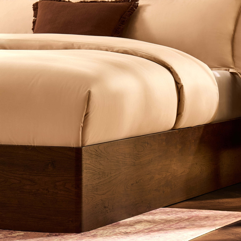 Hattie Ottoman Storage Bed - Wood Walnut