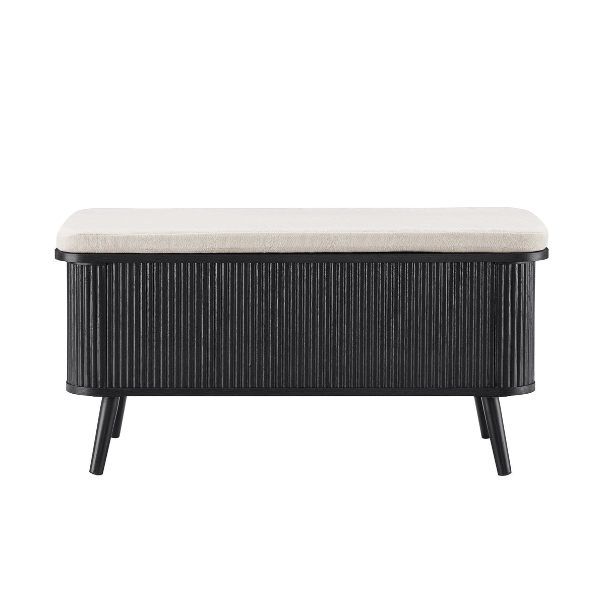 Hattie Storage Bench - Black