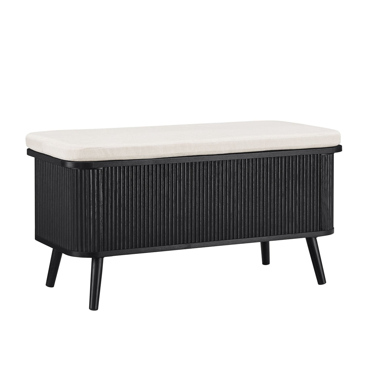 Hattie Storage Bench - Black