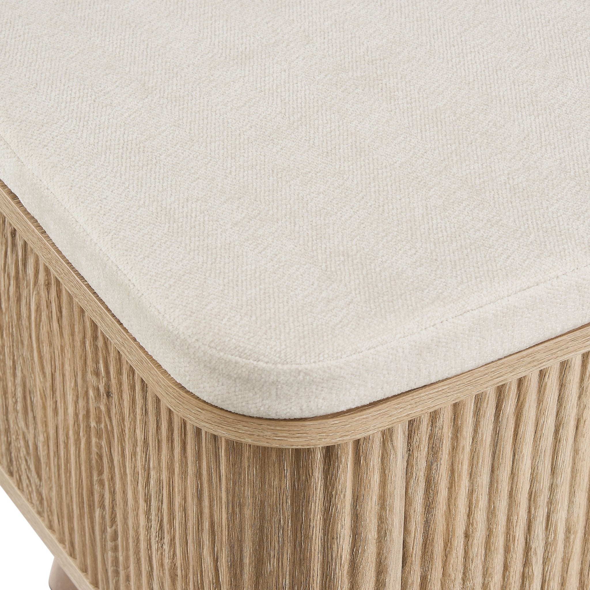 Hattie Storage Bench - Light Wood