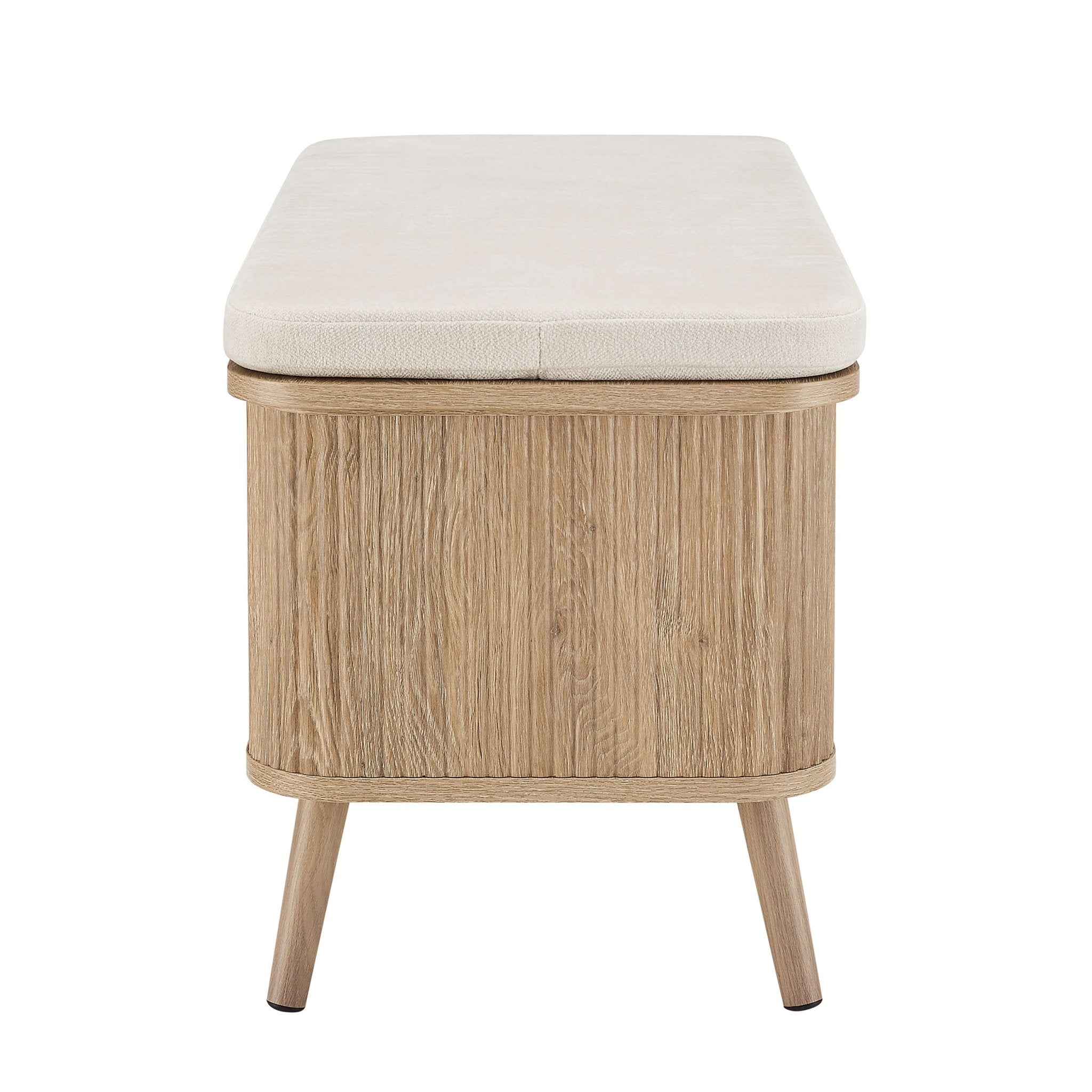 Hattie Storage Bench - Light Wood