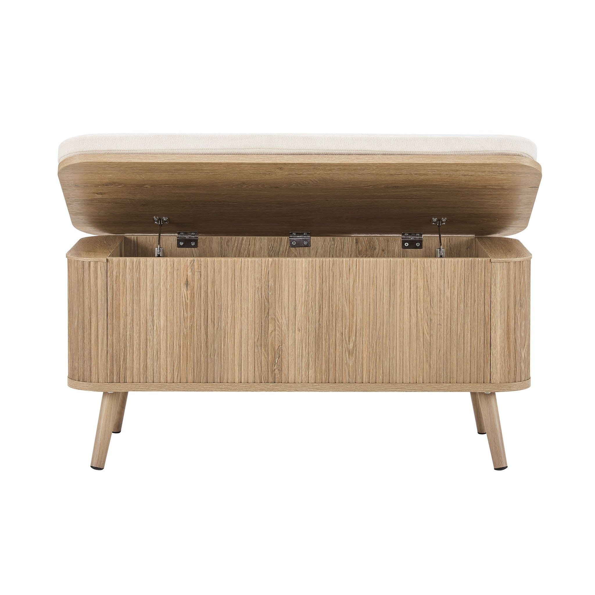 Hattie Storage Bench - Light Wood