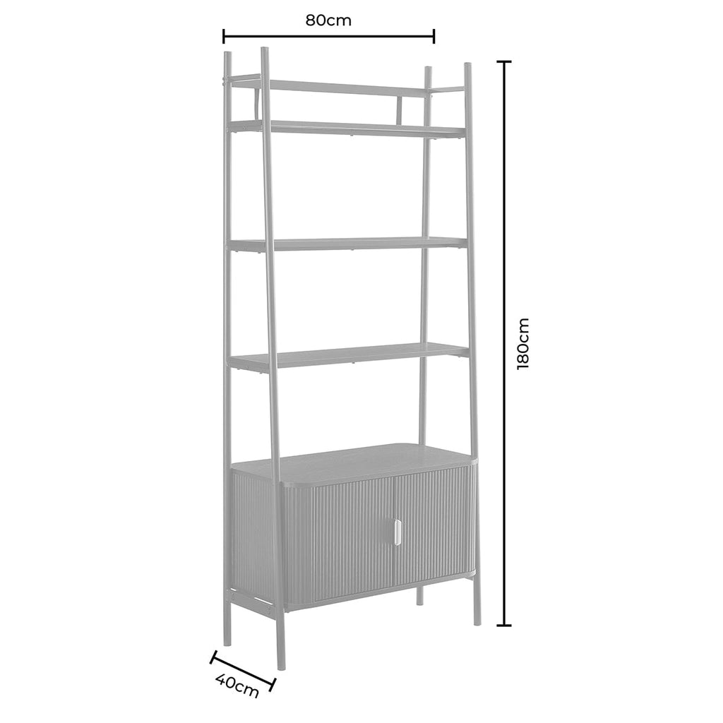 Hattie Shelving Unit - Black