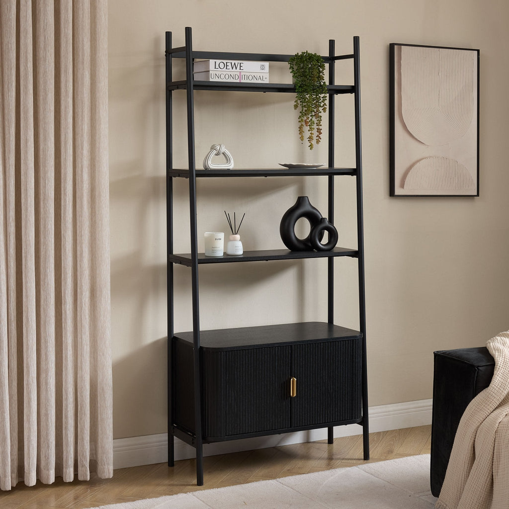 Hattie Shelving Unit - Black