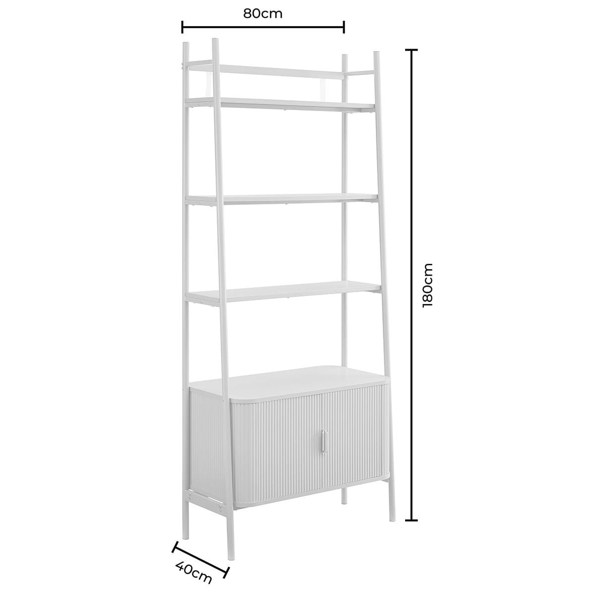 Hattie Shelving Unit - Taupe