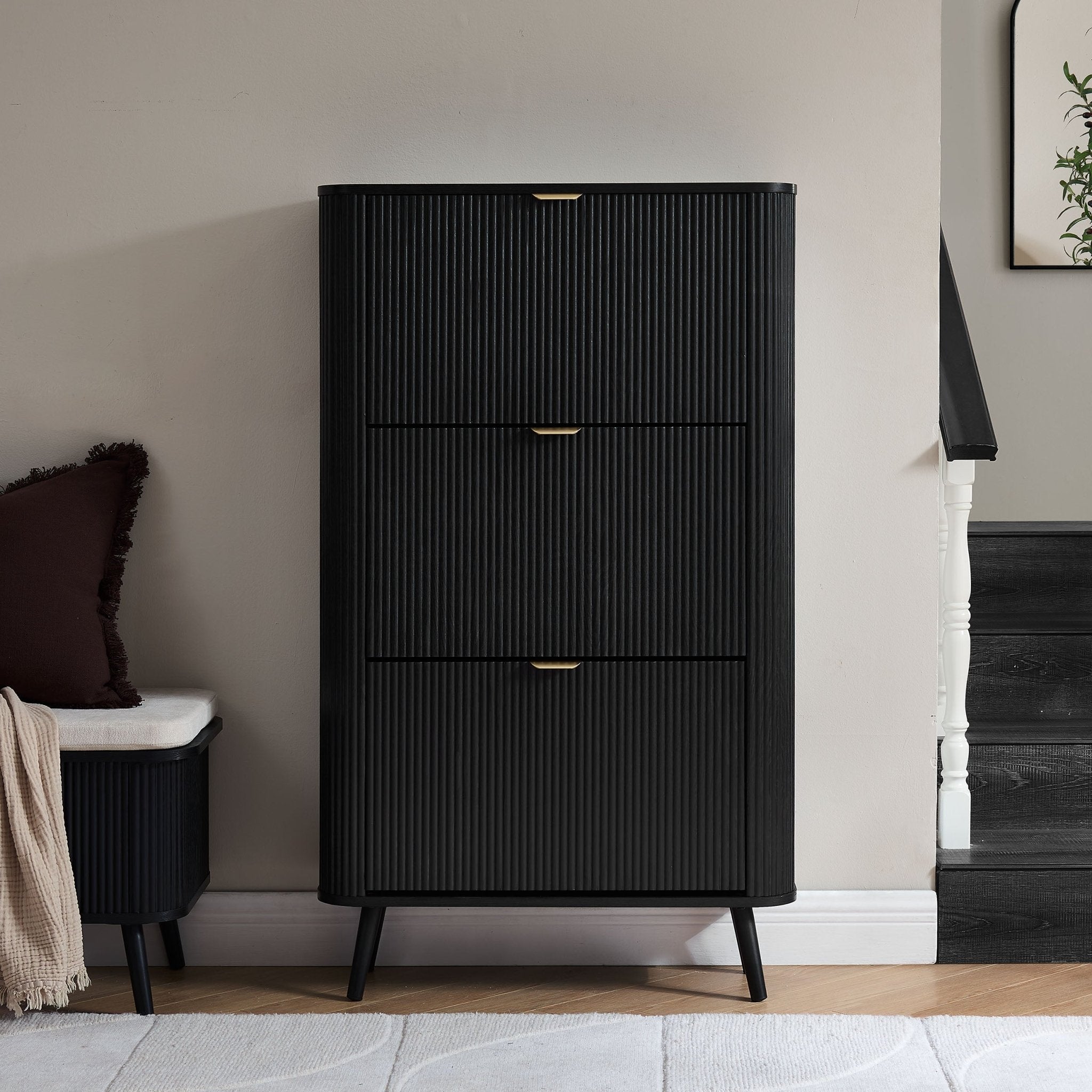 Hattie Shoe Cabinet - Black