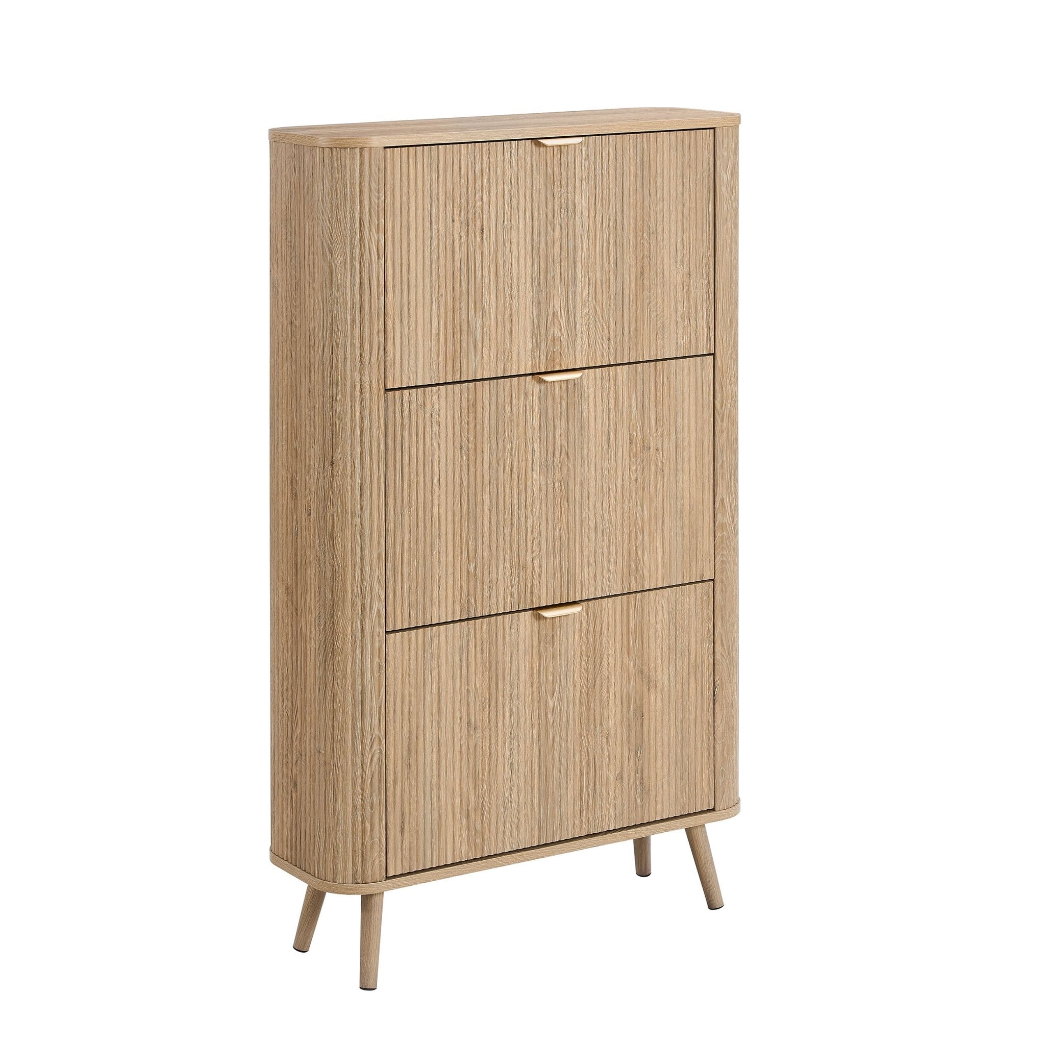 Hattie Shoe Cabinet - Light Wood
