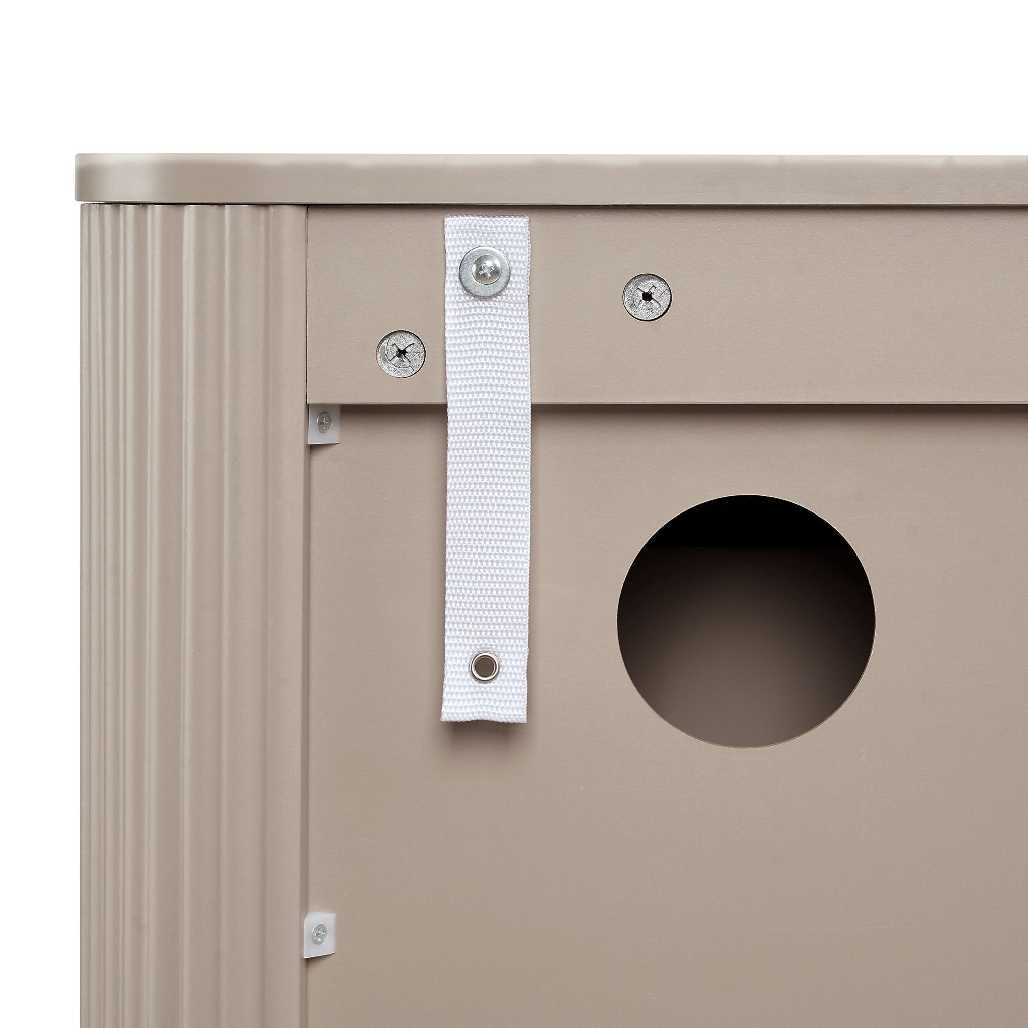 Hattie Shoe Cabinet - Taupe