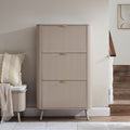 Hattie Shoe Cabinet - Taupe
