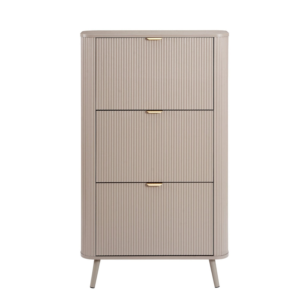 Hattie Shoe Cabinet - Taupe