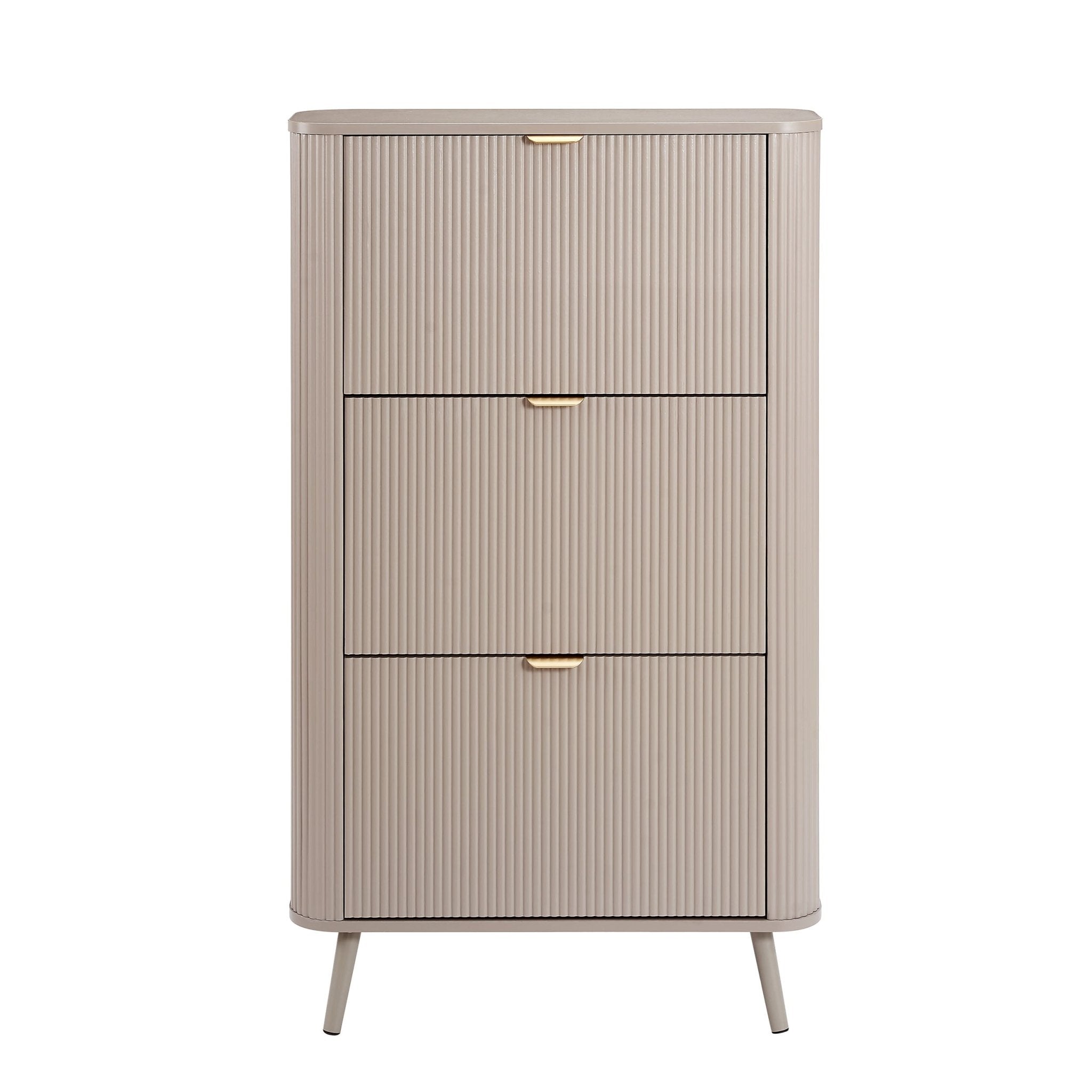Hattie Shoe Cabinet - Taupe