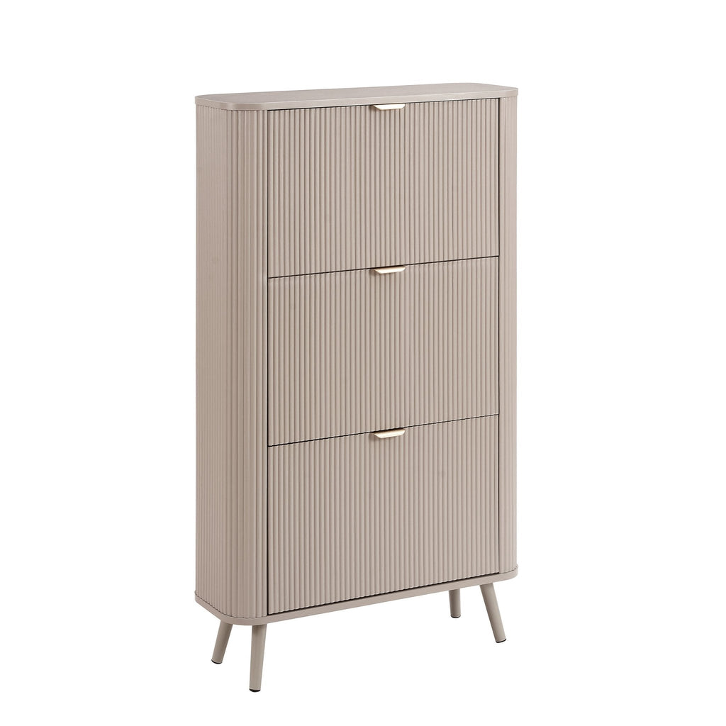 Hattie Shoe Cabinet - Taupe