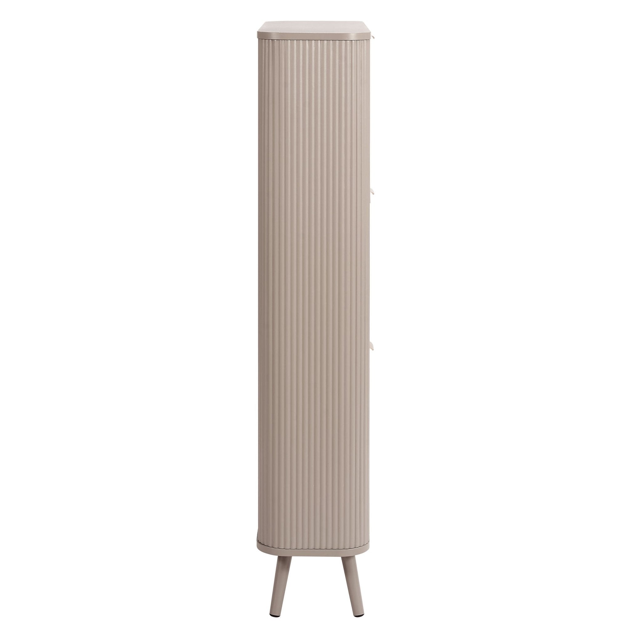Hattie Shoe Cabinet - Taupe