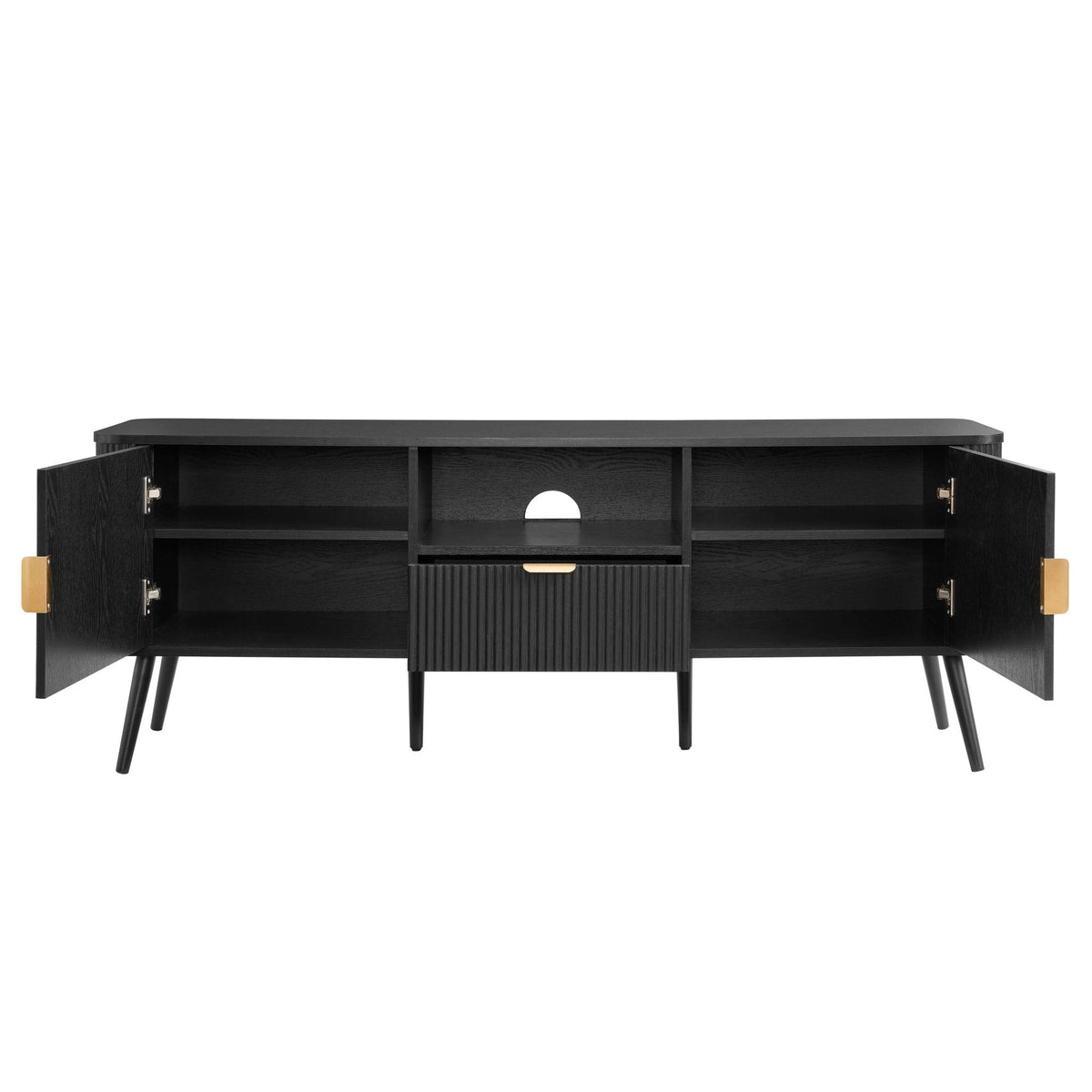 Hattie TV Unit for TVs up to 65" - Black