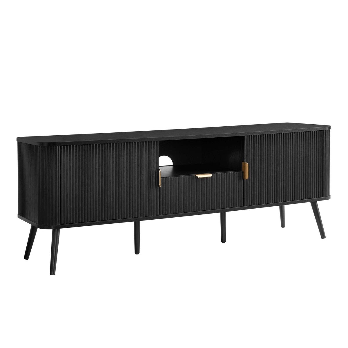 Hattie TV Unit for TVs up to 65" - Black