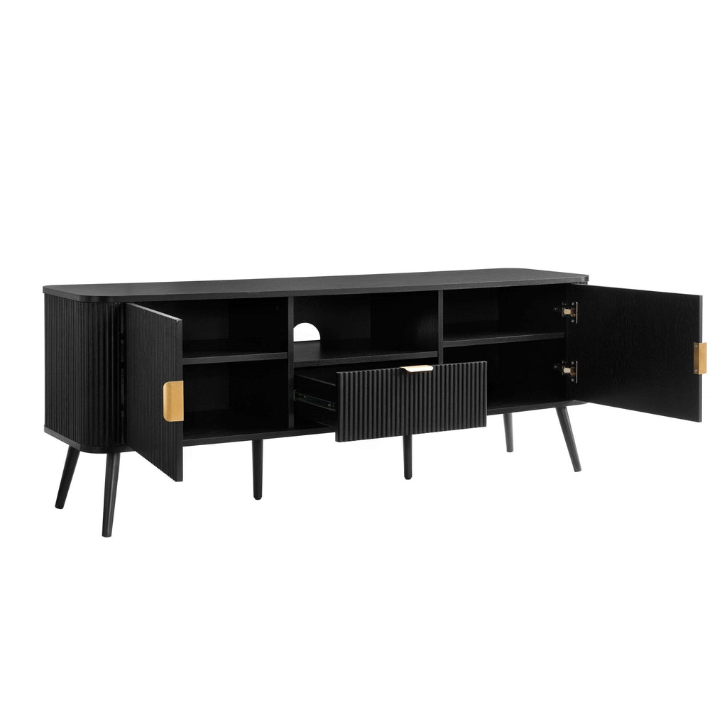 Hattie TV Unit for TVs up to 65" - Black