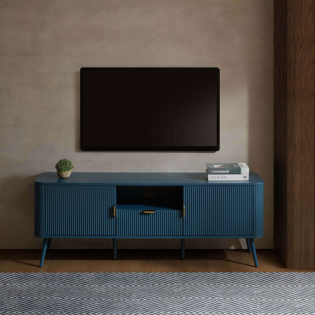 Hattie TV Unit for TVs up to 65"- Teal