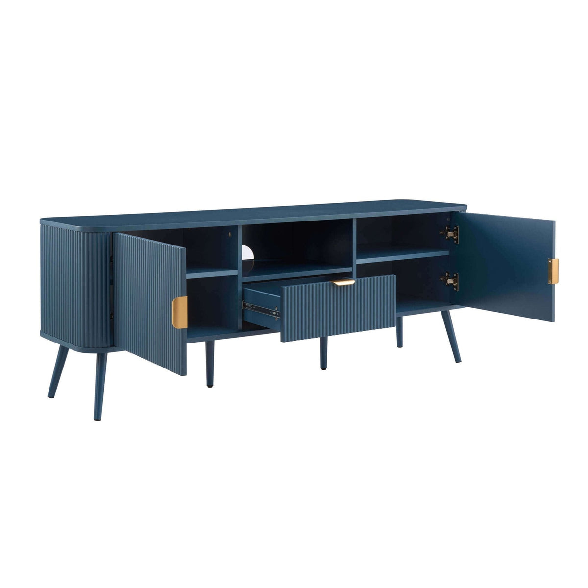 Hattie TV Unit for TVs up to 65"- Teal