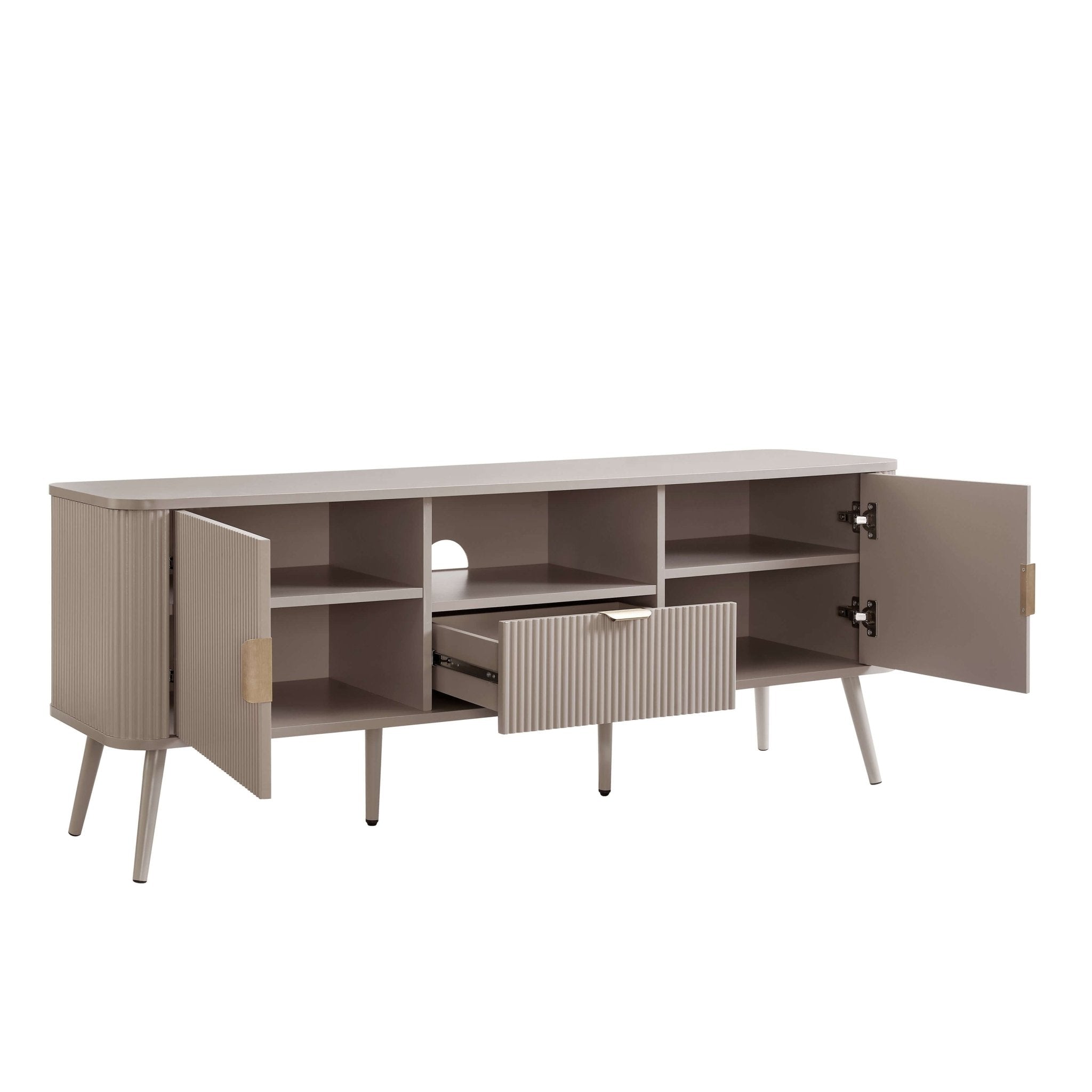 Hattie TV Unit for TVs up to 65" - Taupe