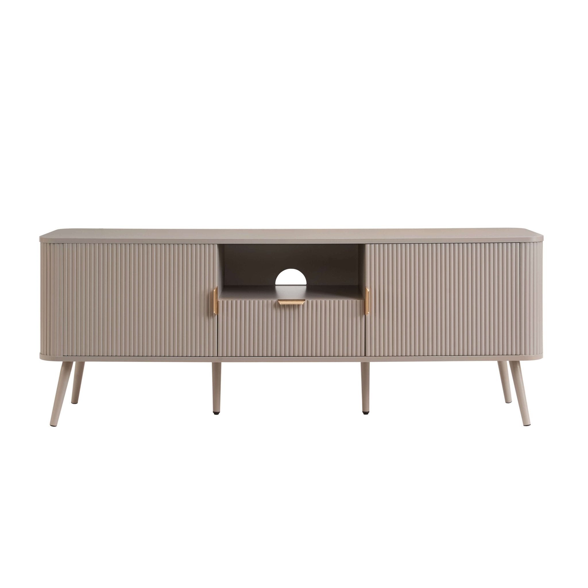 Hattie TV Unit for TVs up to 65" - Taupe