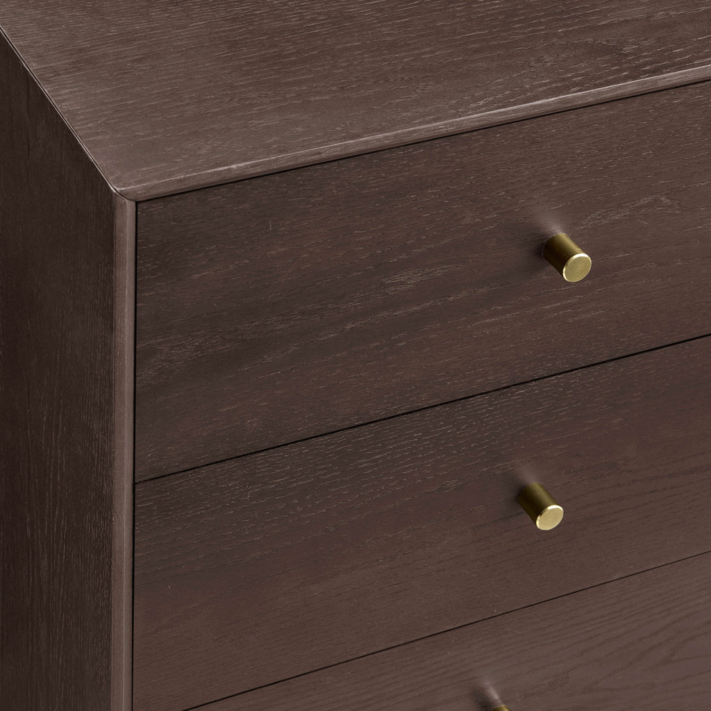 Heidi Oak 6 Drawer Chest - Walnut
