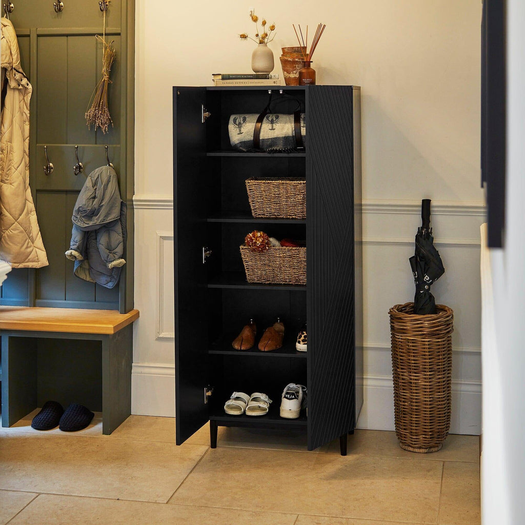 Jack Shoe Cabinet - Geometric - Black