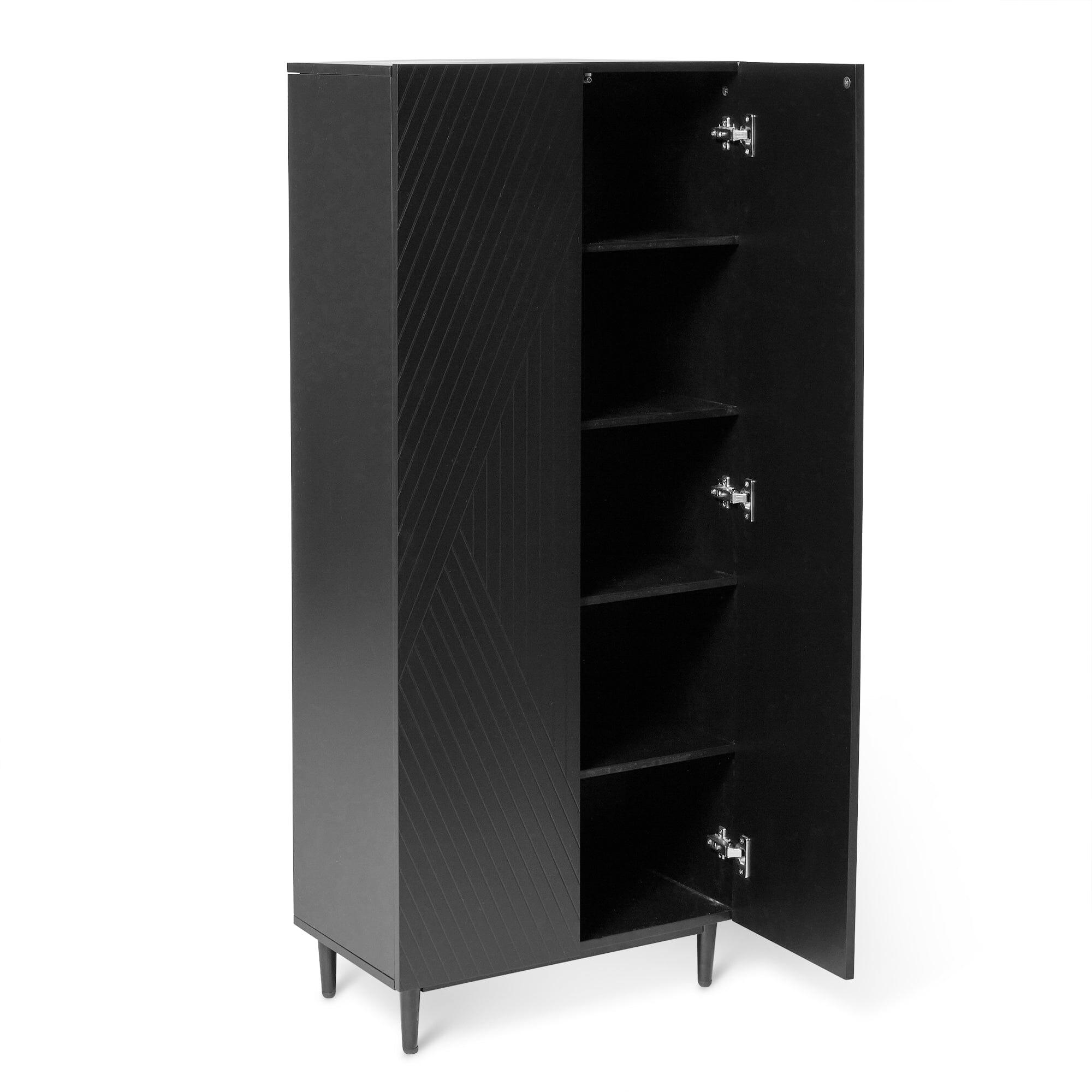 Jack Shoe Cabinet - Geometric - Black