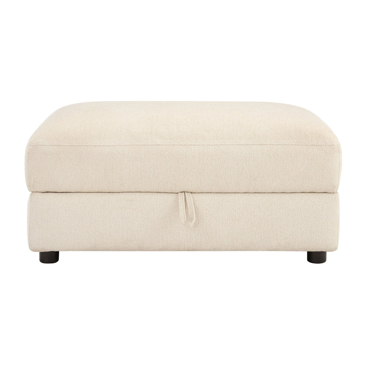 Lyon Storage Pouffe - Speckled Sand Boucle