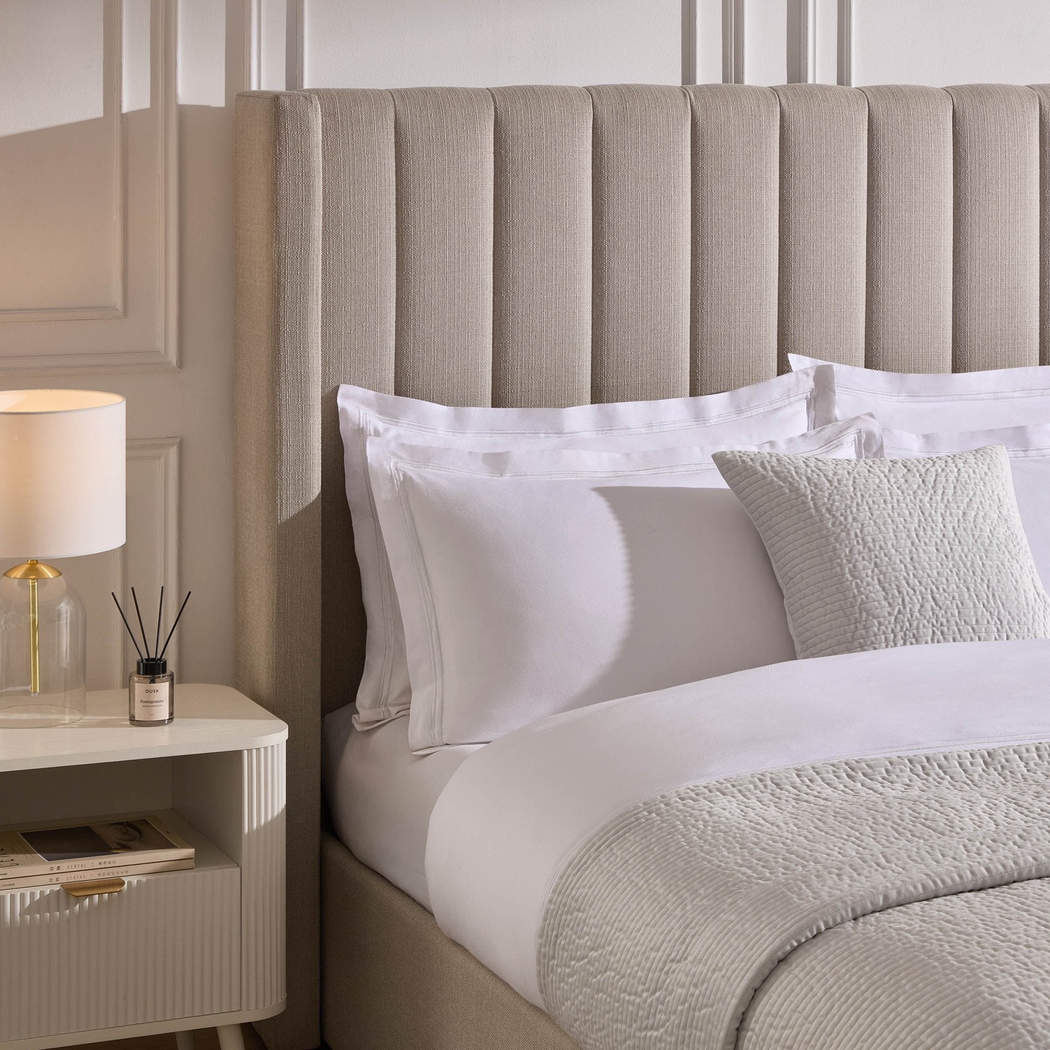 Madison Ottoman Storage Bed - Stone Grey