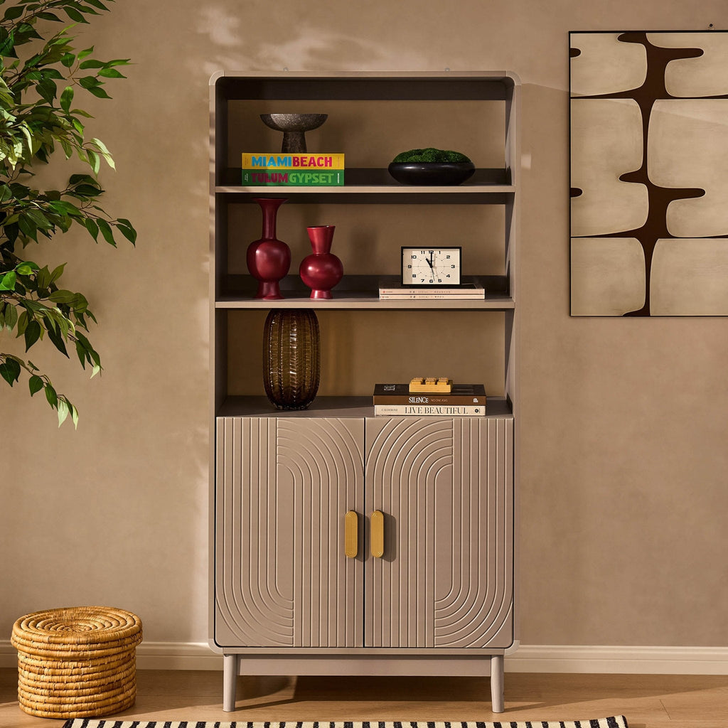 Marnie Bookshelf - Taupe