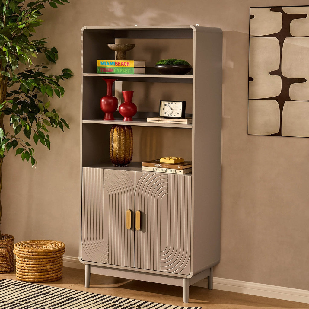 Marnie Bookshelf - Taupe