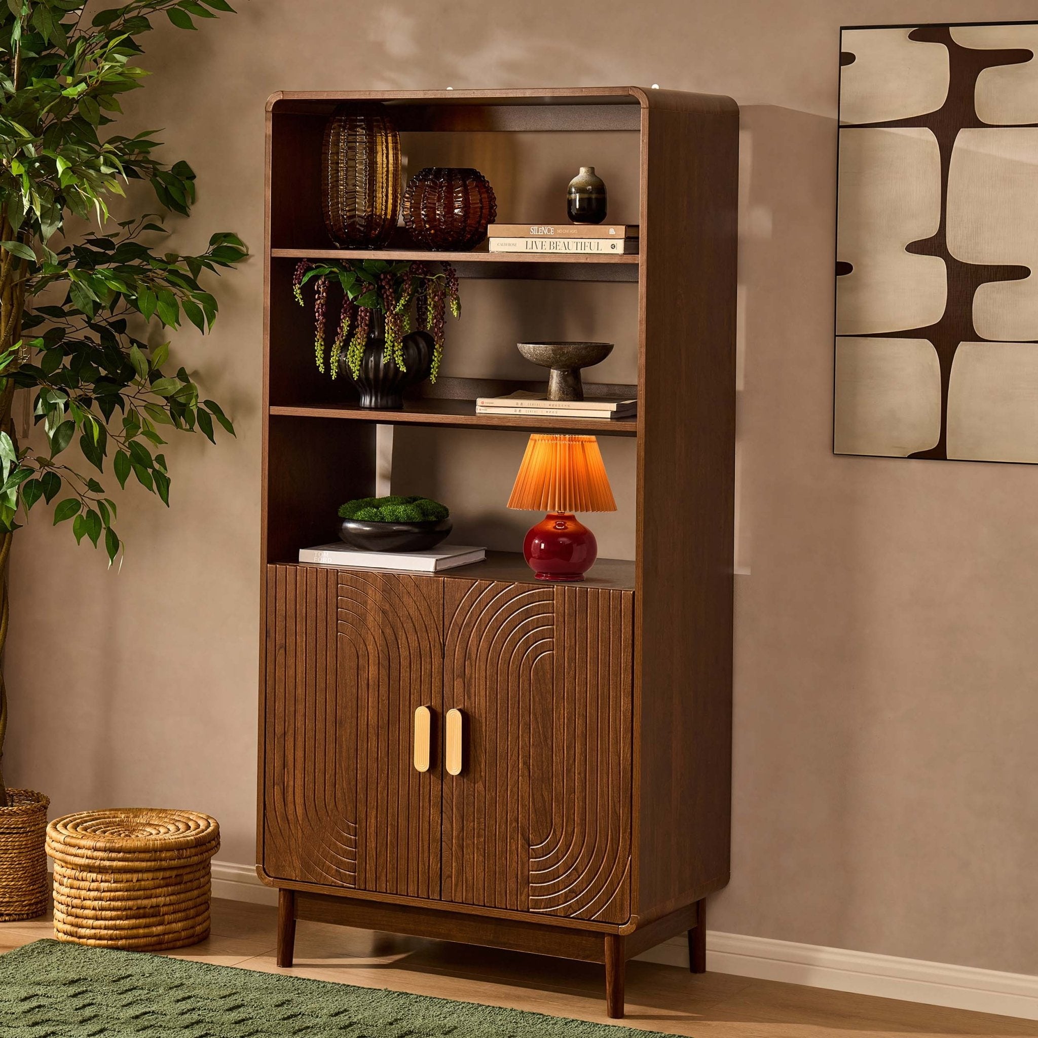 Marnie Bookshelf - Walnut