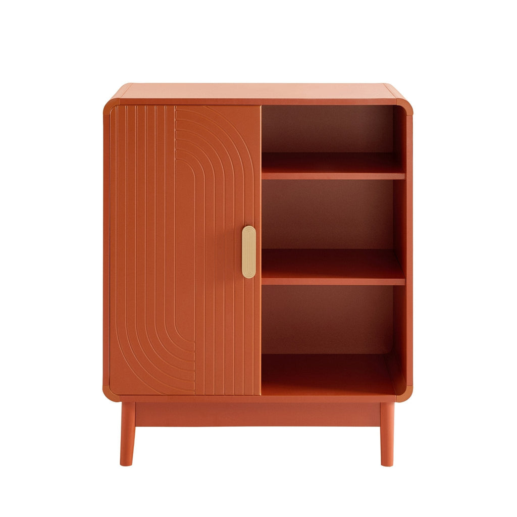 Marnie Small Bookcase - Burnt Orange