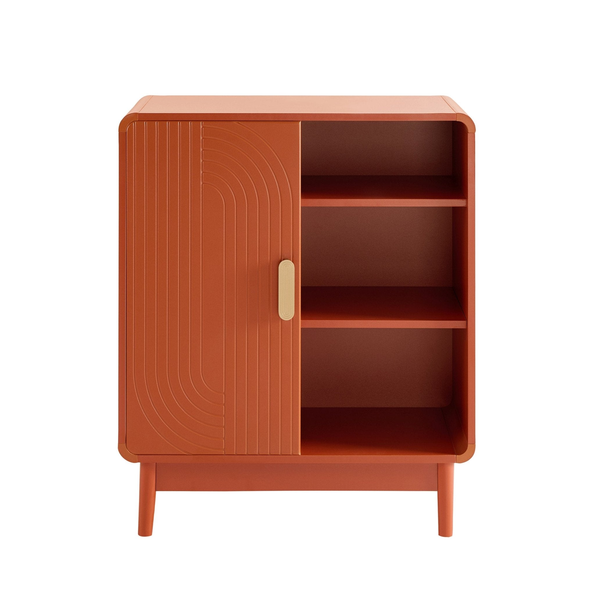 Marnie Small Bookcase - Burnt Orange