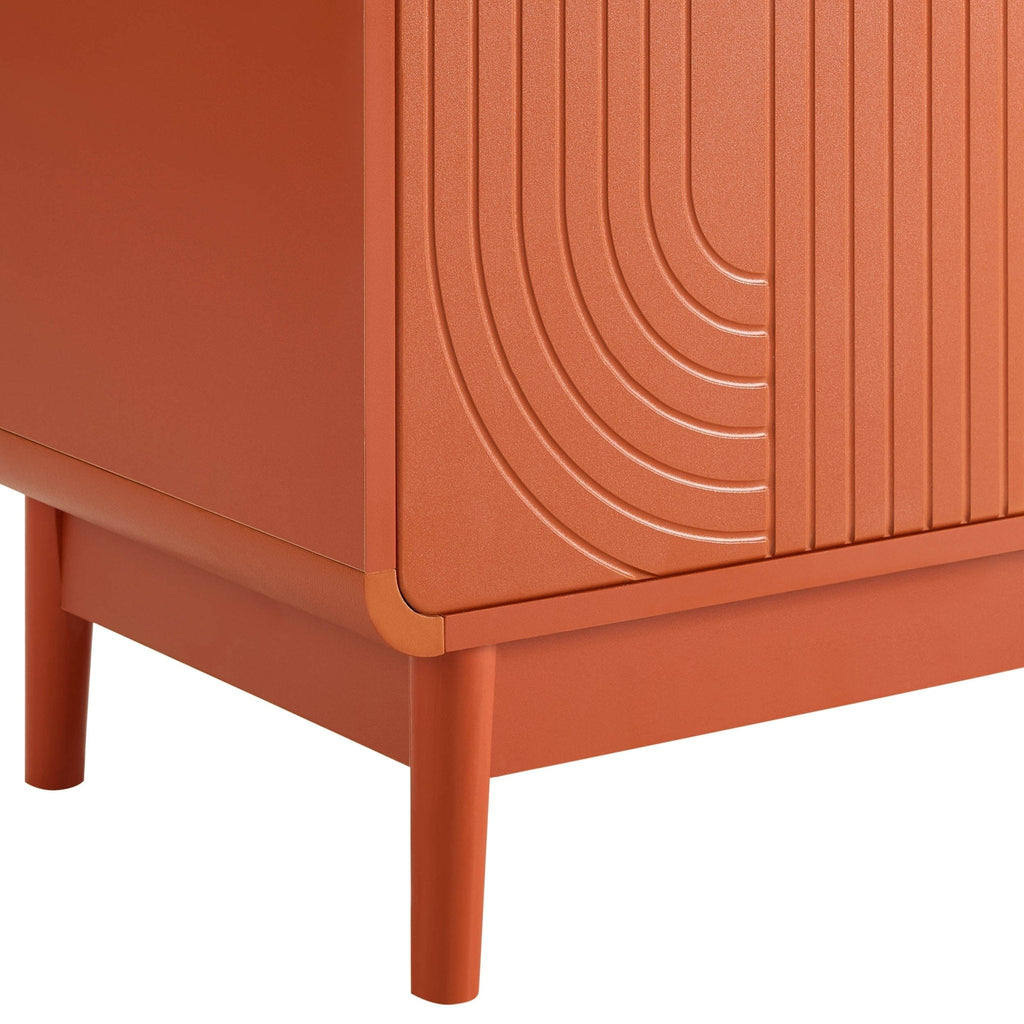 Marnie Small Bookcase - Burnt Orange