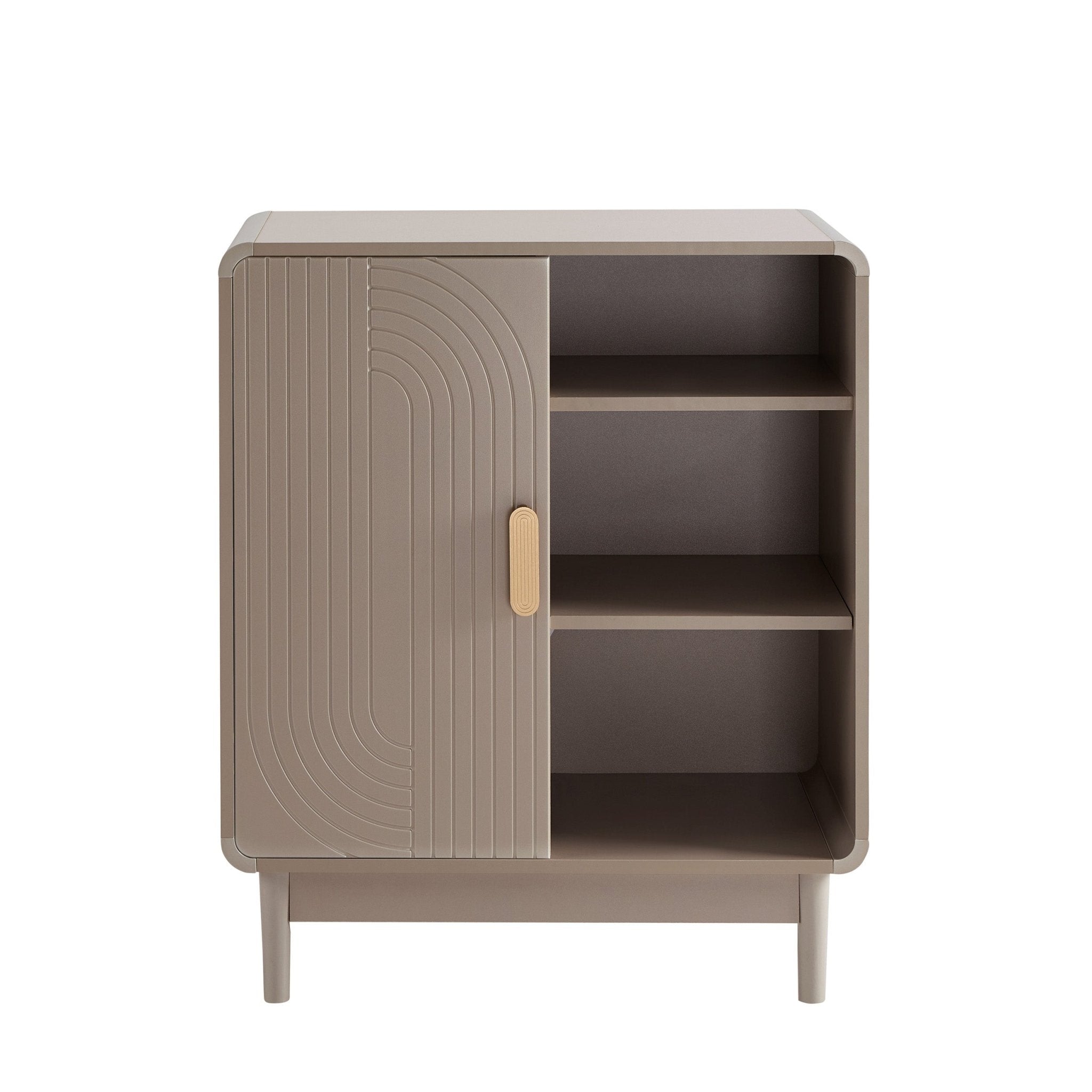Marnie Small Bookcase - Taupe