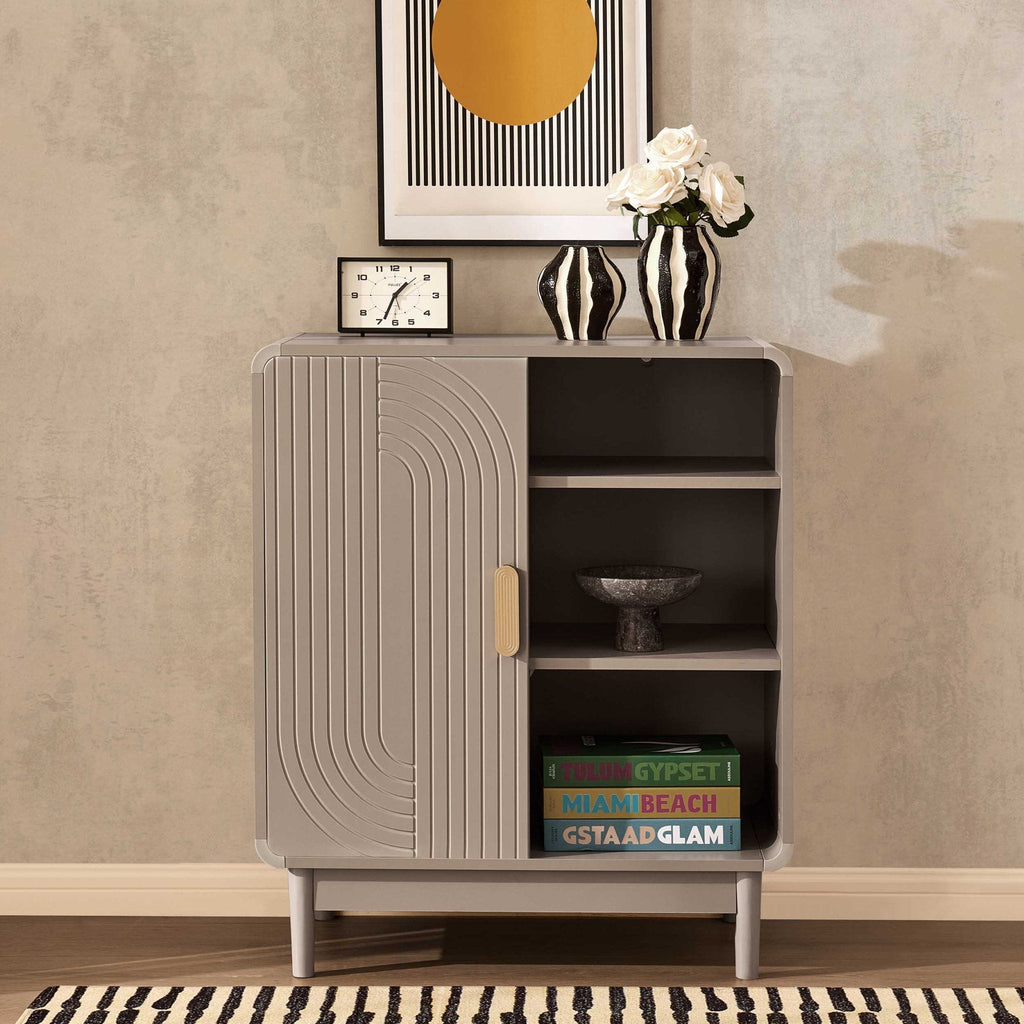 Marnie Small Bookcase - Taupe