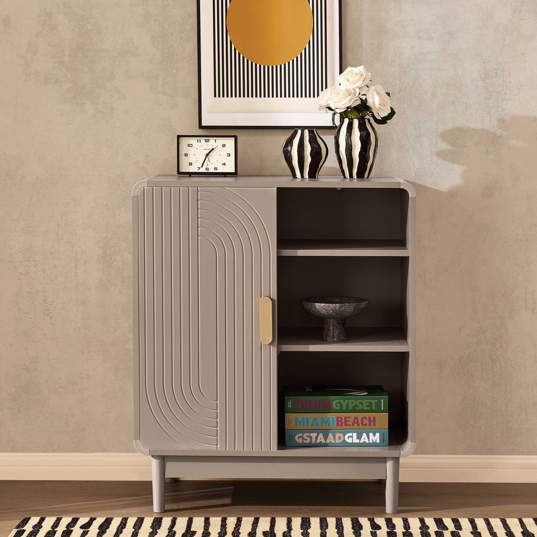Marnie Small Bookcase - Taupe
